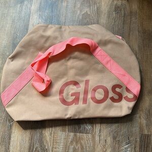 BRAND NEW GLOSSIER DUFFLE BAG